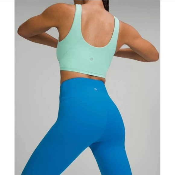 NEW Lululemon Groove Super-High-Rise Flared Pant Nulu - Blue - Picture 3 of 5